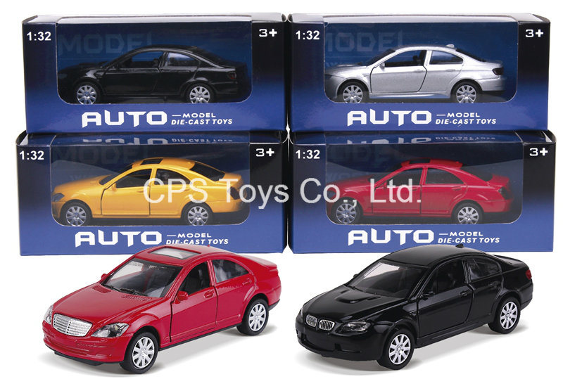 1: 32 Die Cast Car, Metal Car, Pull Back Function, with Light and Sound--