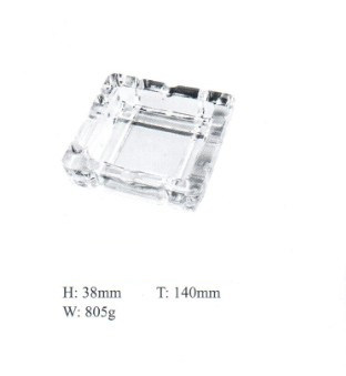 Clear Glass Ashtray with Good Price Glassware Kb-Hn01315