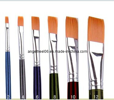 Professional Nylon Flat Artist Brush Sets
