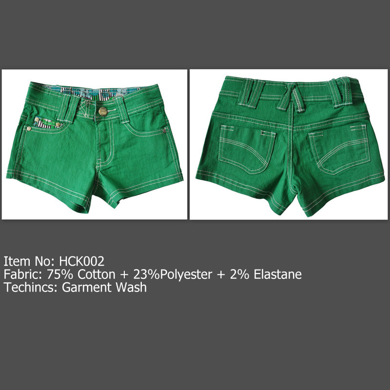 Kids' Cotton Shorts, Girls' Short Pants (HCK002)
