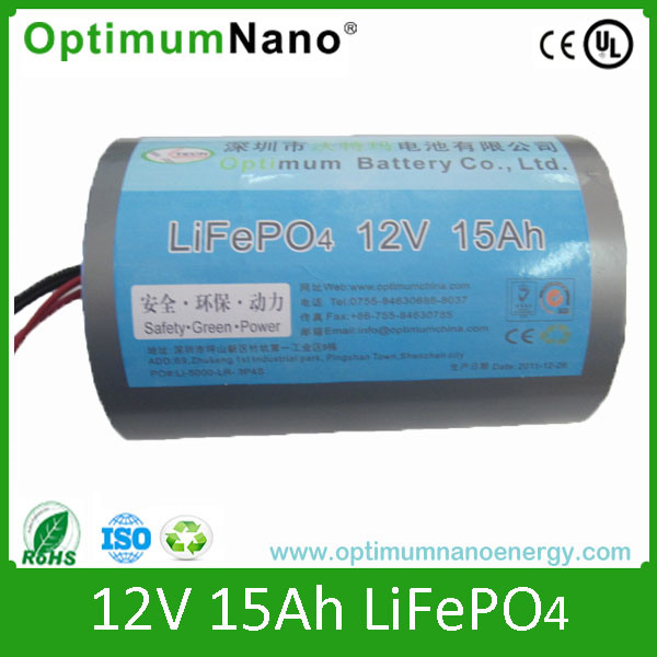 12V 15ah Lithium Battery Pack