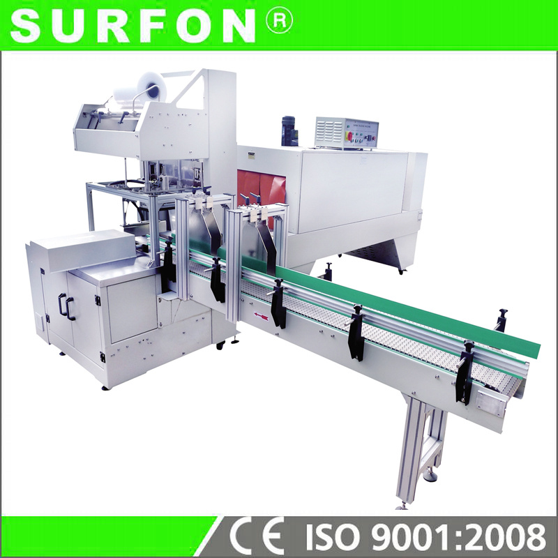 CE Fully-Auto Sleeve Sealer & Shrink Tunnel for Bottles