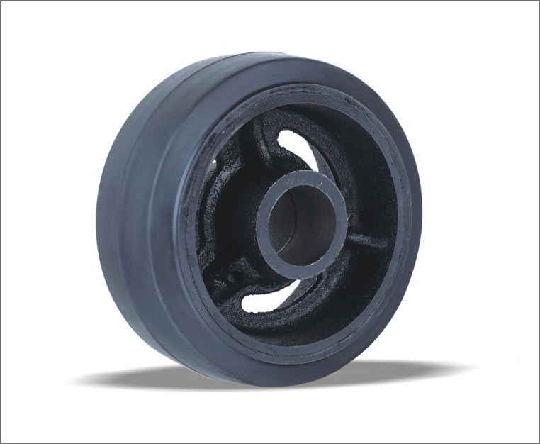 Trustworthy China Supplier 10 Inch Solid Rubber Wheel
