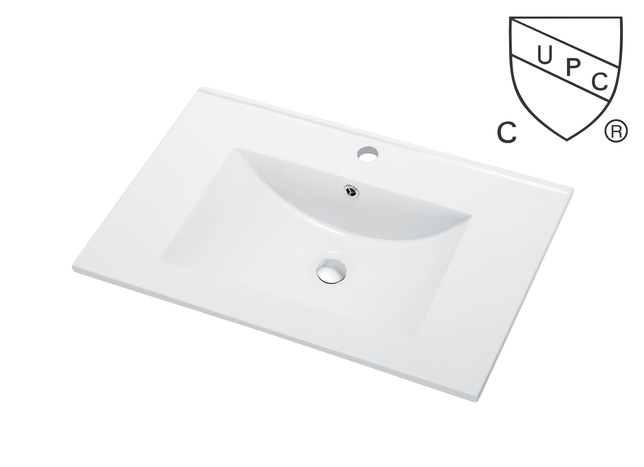 Thin Edge Ceramic Bathroom Cabinet Sinks Sn1548-60