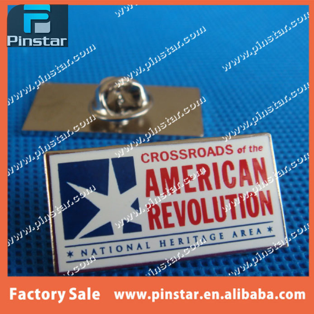Alibaba Factory Printing Process Star Metal Custom Lapel Pin Badge for Sales