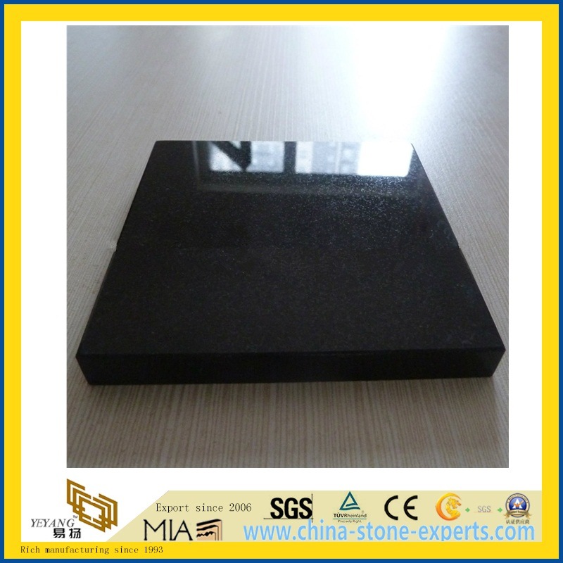Absolute Pure Shanxi Black Polished Stone Granite for Floor Tile