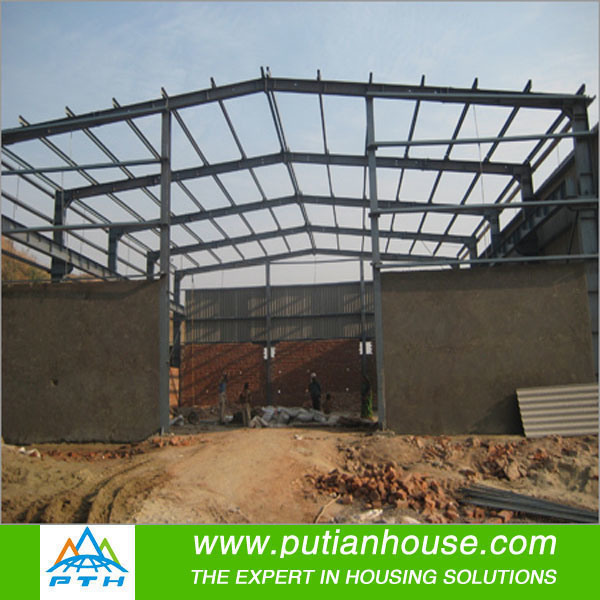 Prefab Industrial Steel Structure for Warehouse From Pth
