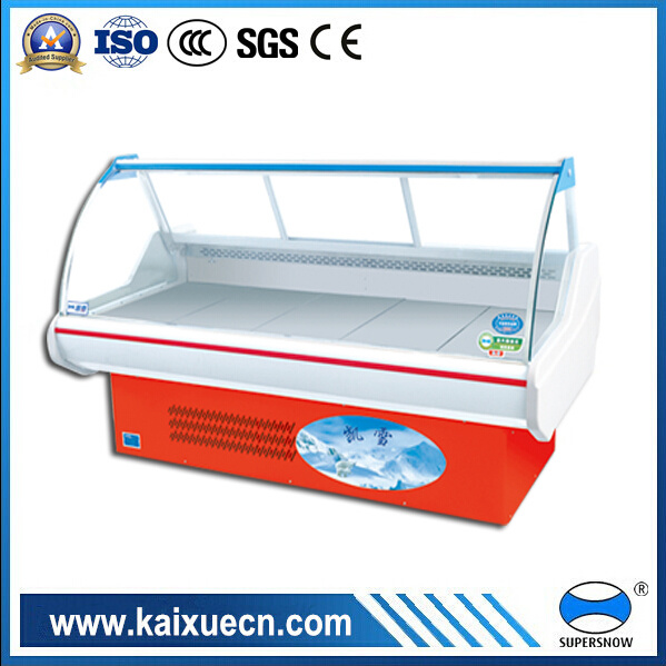 Fan Cooling Meat Display Counter Commercial Refrigerator