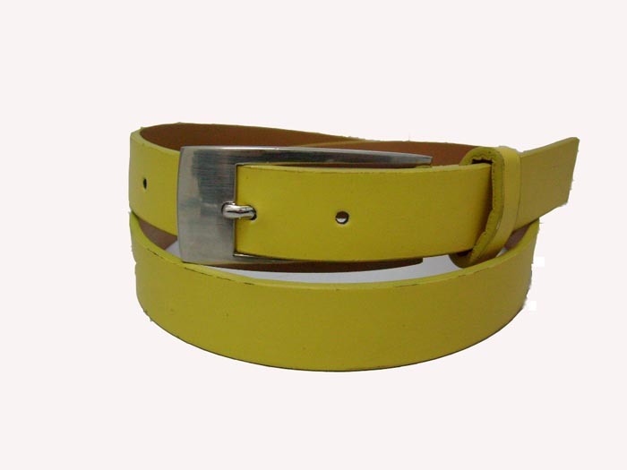 Kid PU Belt with Contrast Color