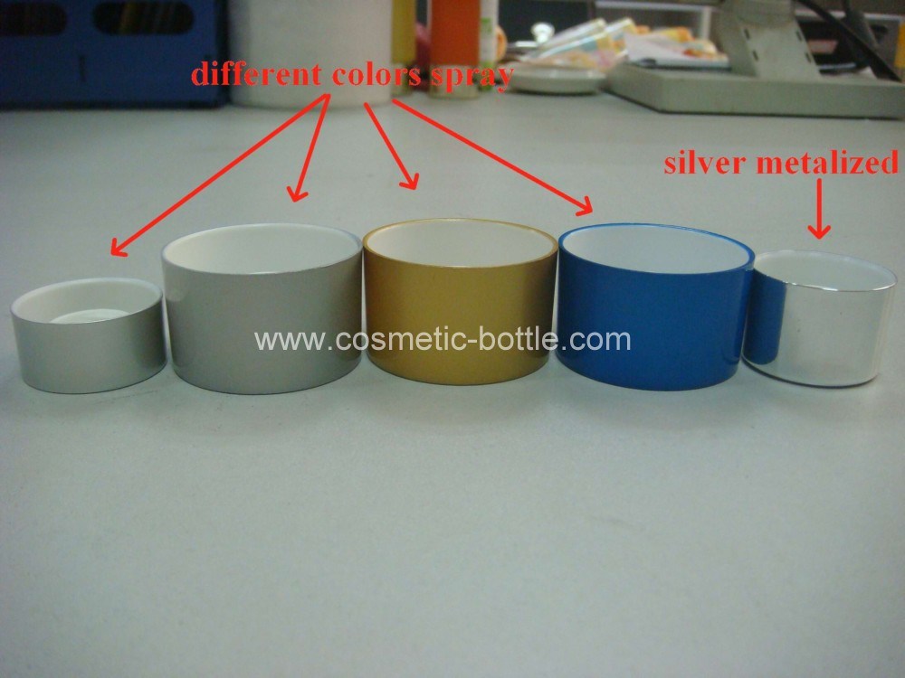 Round Top Metalized Cap for Personal Care