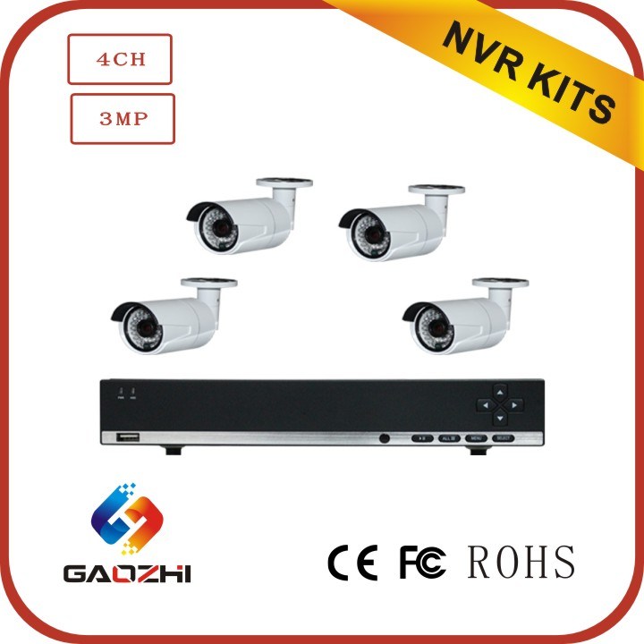 CCTV System 4CH 3MP Kits -NVR and IP Camera