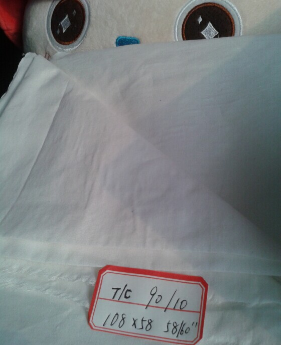 T/C 90/10 Bleached Grey Fabric for Pocketing