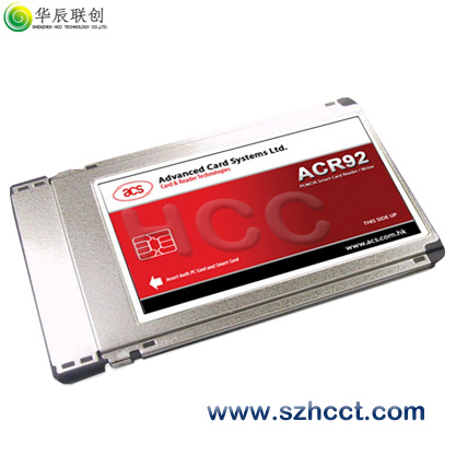 CE FCC ISO7816 PCMCIA Smart Card Reader for Identification