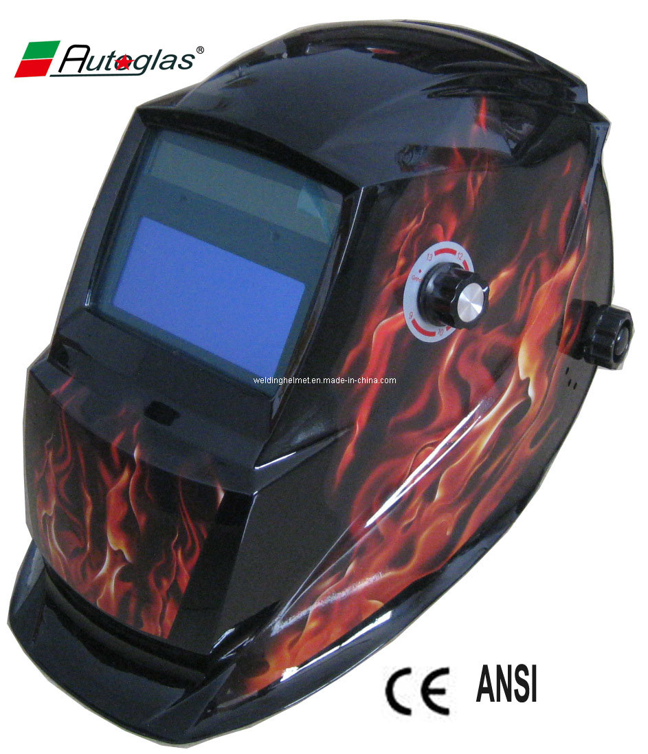 CE/ANSI, Big Size/ 9-13 Auto-Darkening Welding Helmet/Welding Mask (F1190TE)