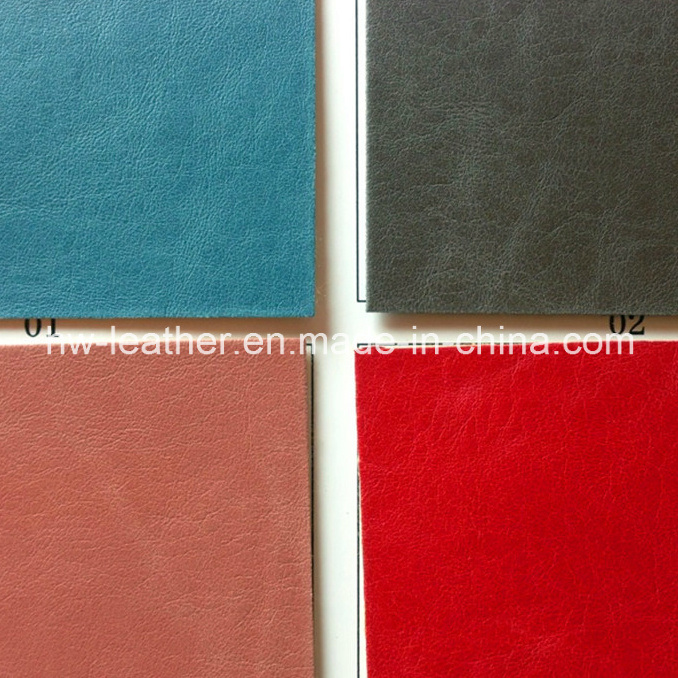 0.8mm Thickness PU Leather for Shoes, Bags Hw-1533