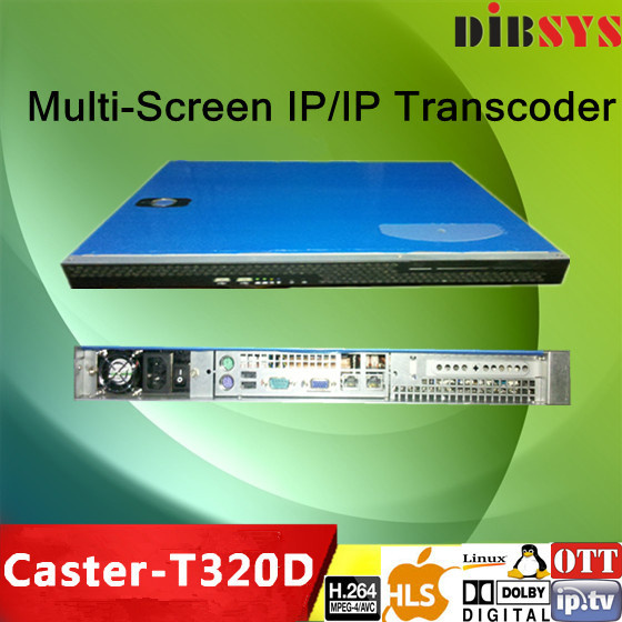 Multichannels IPTV Encoder/Transcoder up to 12 SD Channels