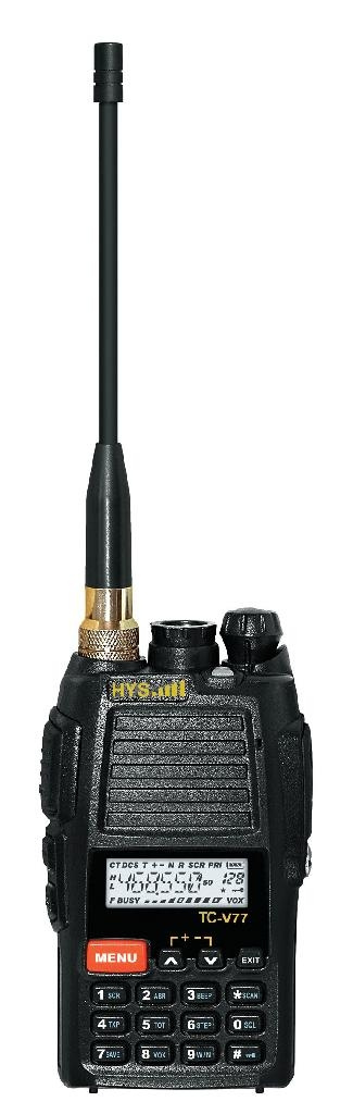 Tc-V77 Hot Selling VHF or UHF Portable Two Way Radio