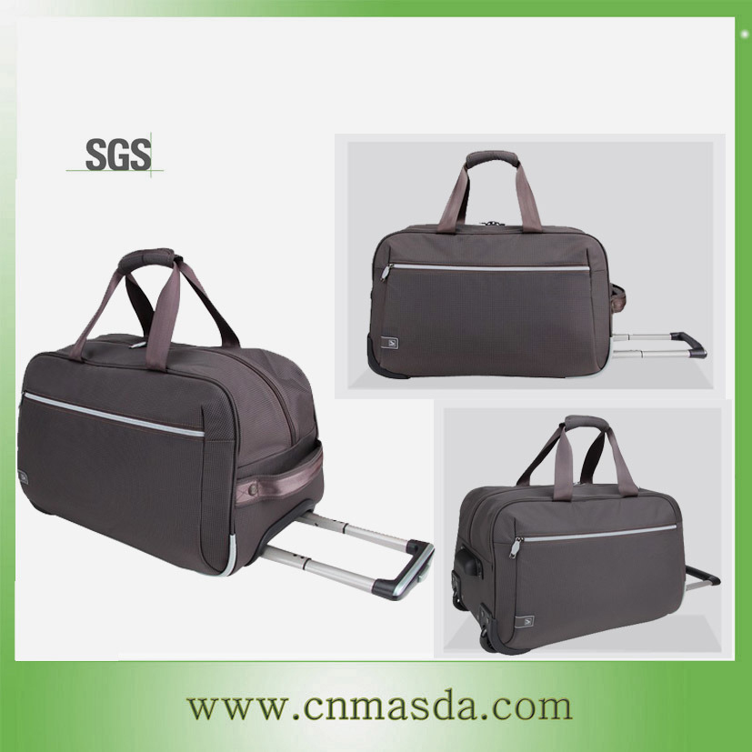 600D Polyester Sports Rolling Duffle Bag (WS13B374)
