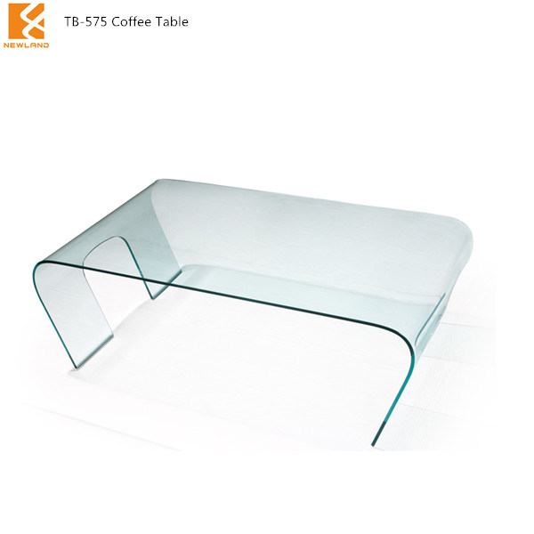 Modern Hot Bend Coffee Glass Table (TB-575)