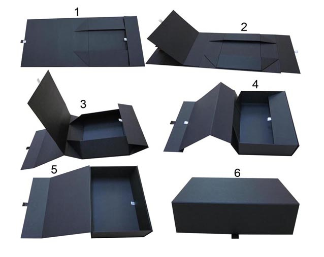 Customized High Quality Collapsible /Foldable Gift Box with Logo Stamping