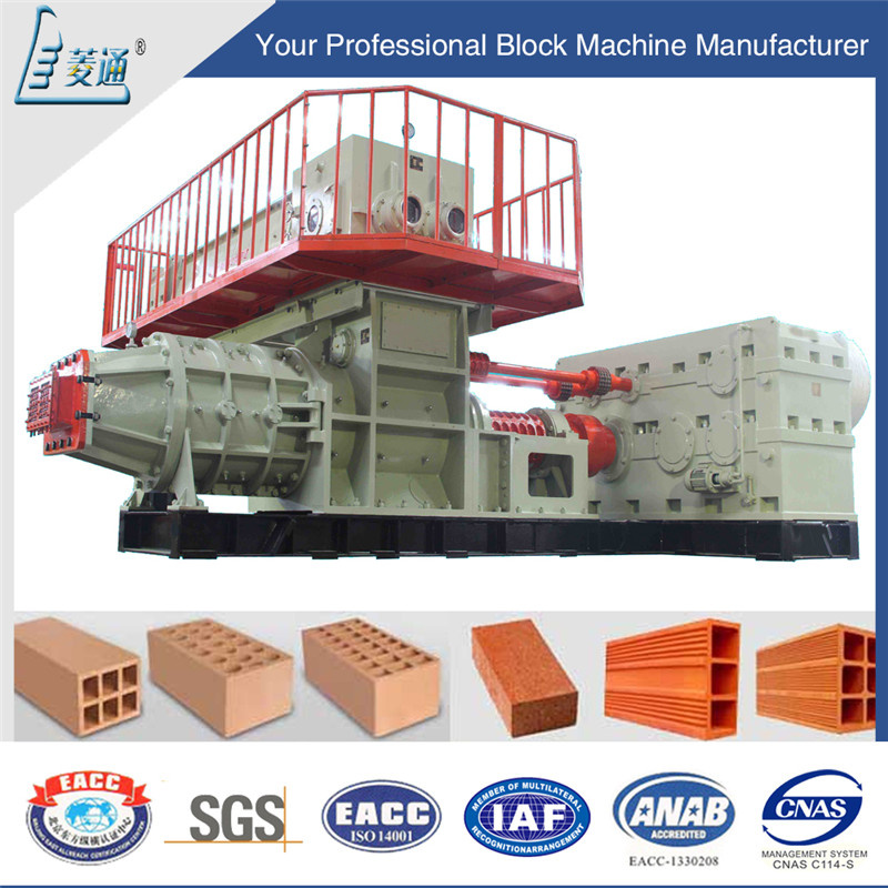 Efficientcy Vacuum Soil Clay Interlocking Brick Making Machine