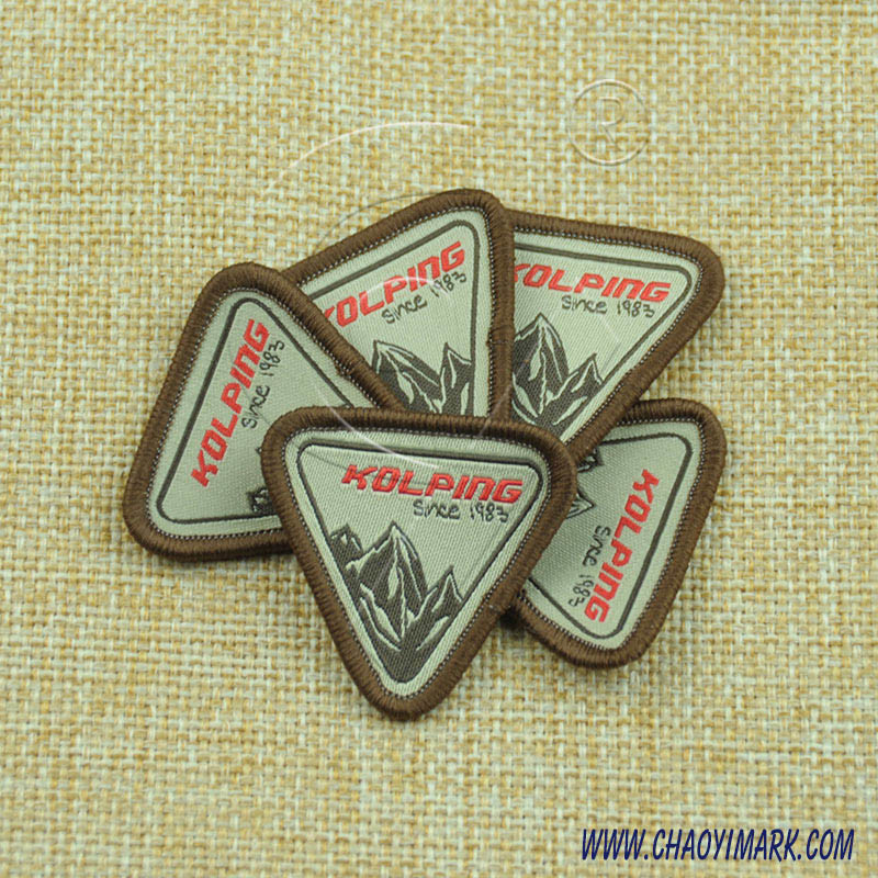 Custom Woven Pin Badge Embroidery Badges231