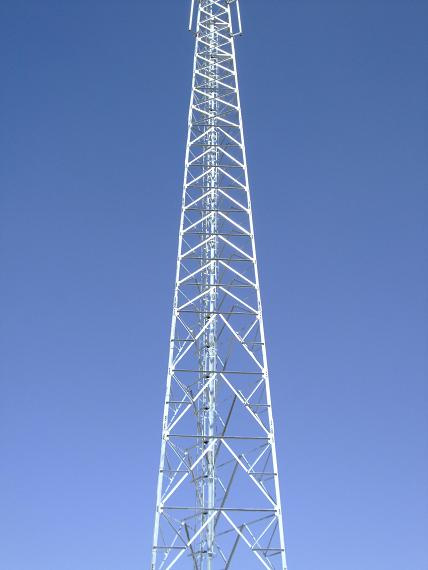 45meters Telecommunication Lattice Steel Tower for GSM & CDMA Projects