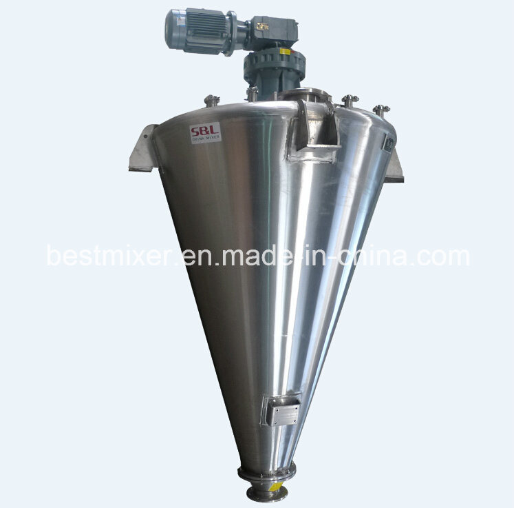 Conical Screw Mixer with Slide Valve