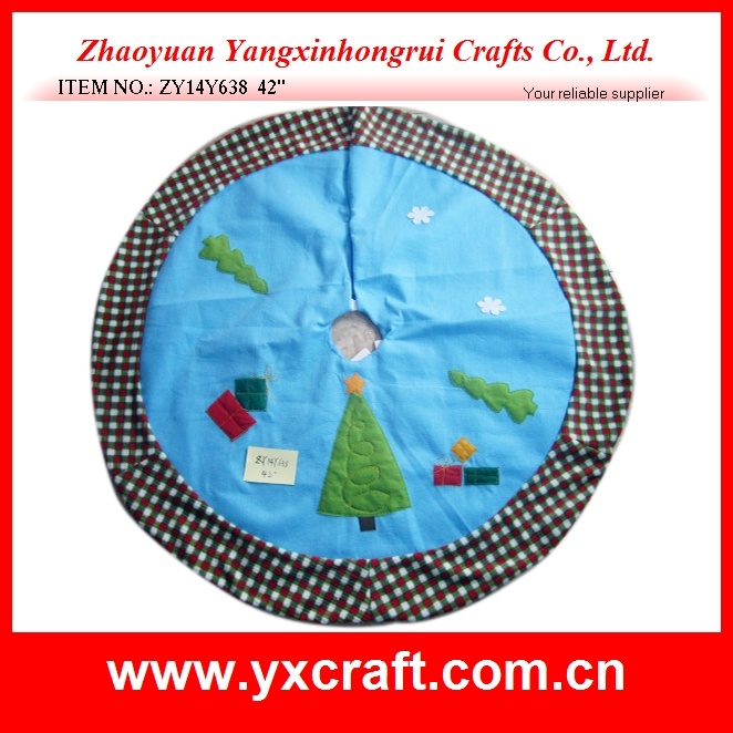 Christmas Decoration (ZY14Y638 42'') Christmas Blue Skirt