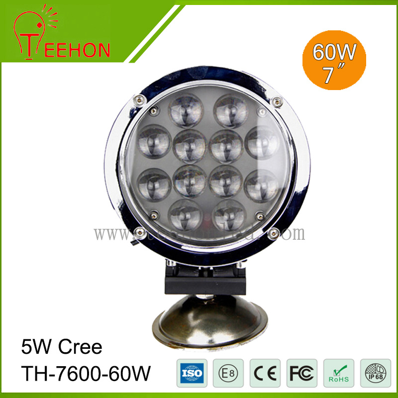 60W Round CREE LED Headlight Type Work Light