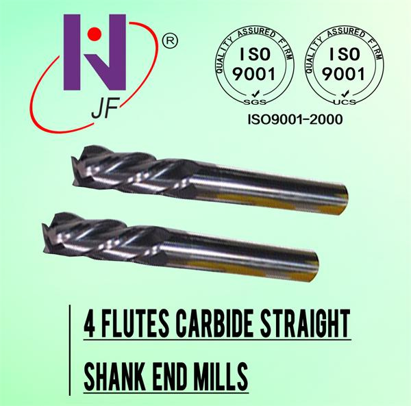 Solid Carbide Cutter Titanium Coated Thread End Mill Tools