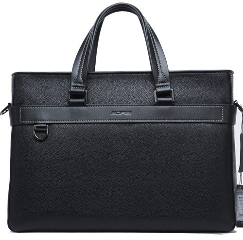 Men's Simple Generous PU Briefcase Laptop Bag (114-09301-1)