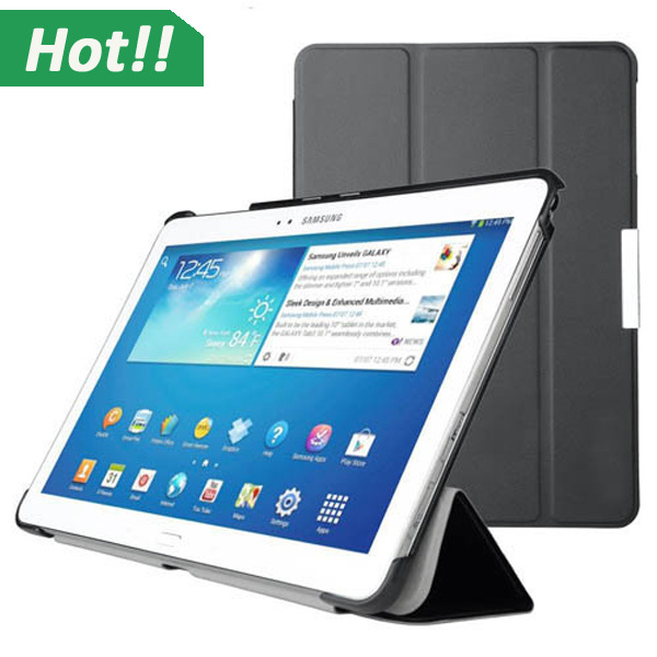 2015 New Tablet Case Magnetic Flip Case for Samsung Galaxy Note 10.1 P600