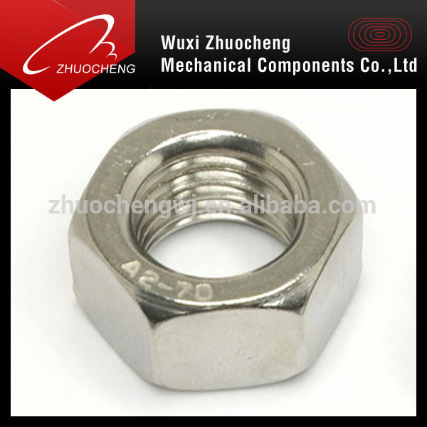Stainless Steel 304 316 DIN934 Hex Nut