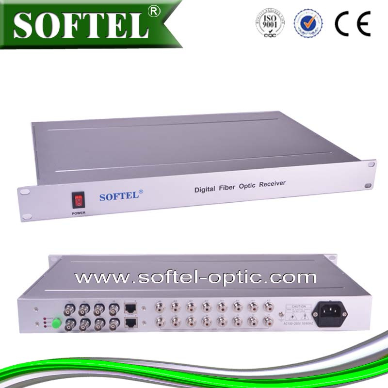 Broadcasting Optical Video Converter of The Transmitting Distance 5-100km, Video, Audio and Data Optical Transceiver