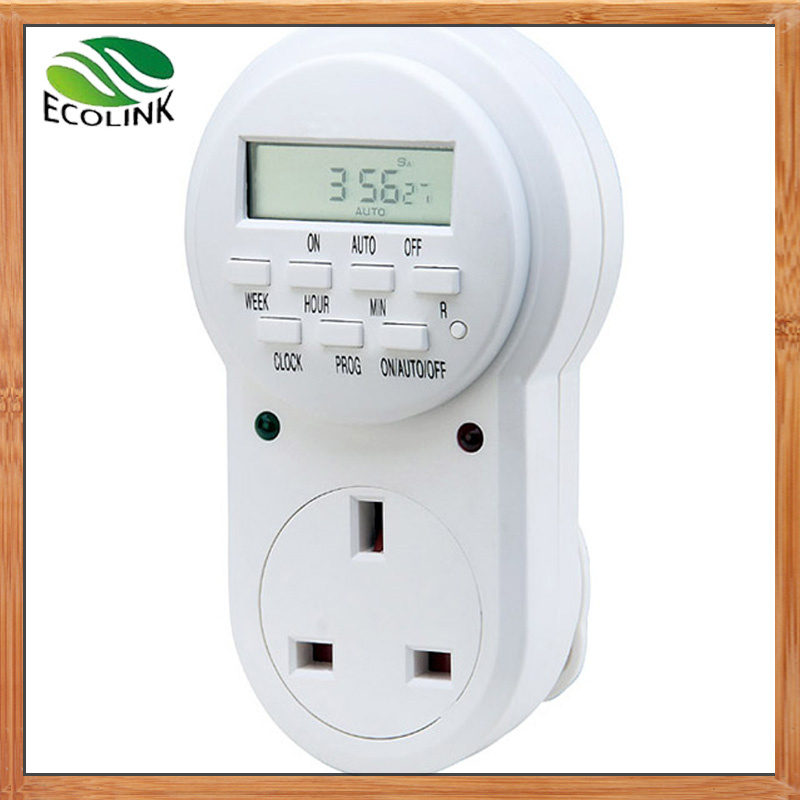 UK Electric Outlet Digital Timer