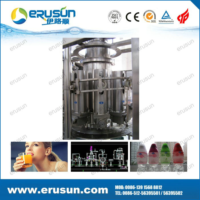 Automatic Pulp Juice Filler for Plastic Bottles