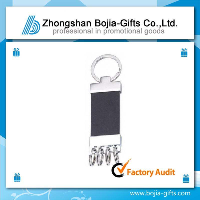 Business Leather Key Chain with Metal (BG-KE432)