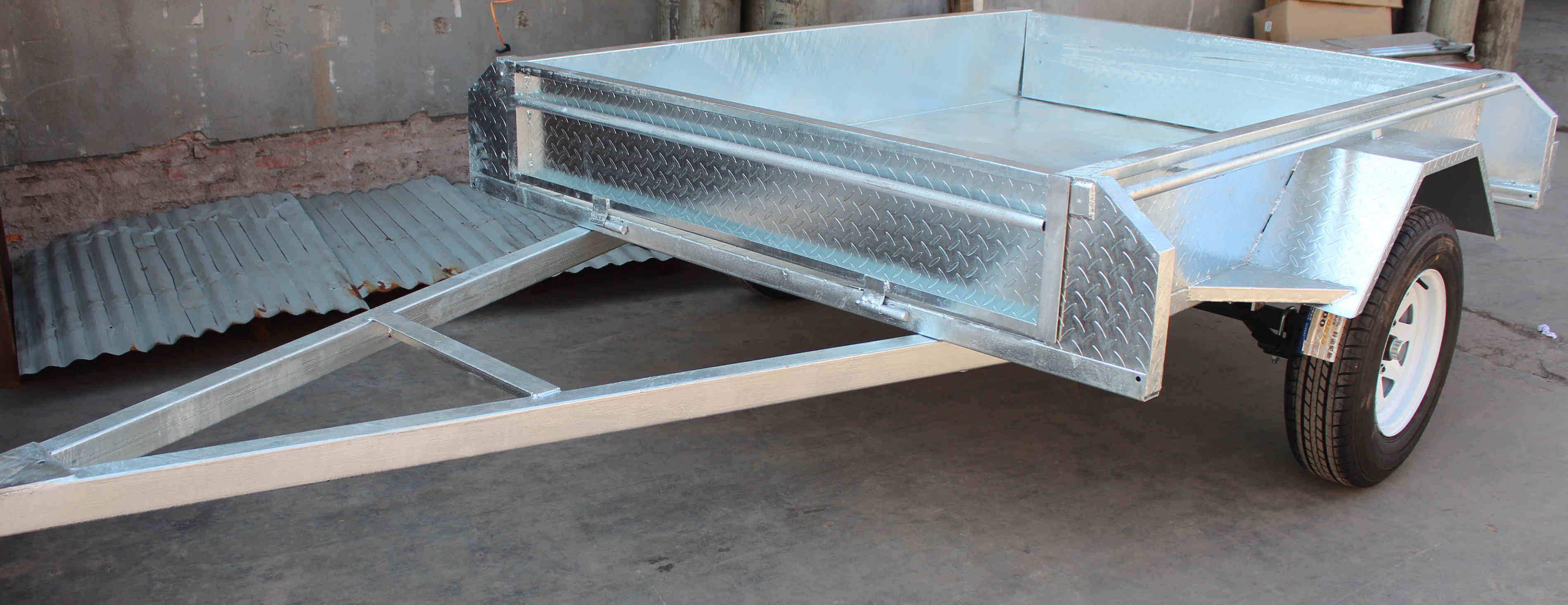 6*4 Box Trailer for Sale with Hot Dipped Galvanized Trailer