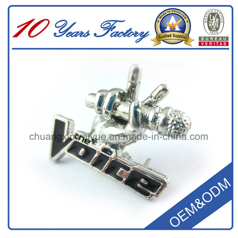 Custom Good Voice Metal Badge for Souvenir