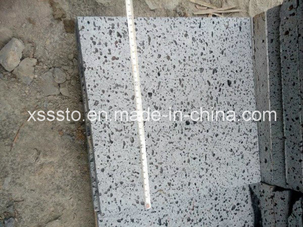 Black and Grey Lava Stone for Sale