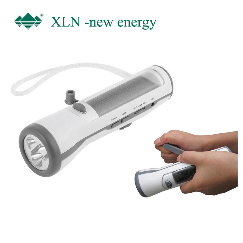 Solar Dynamo Flashlight Radio