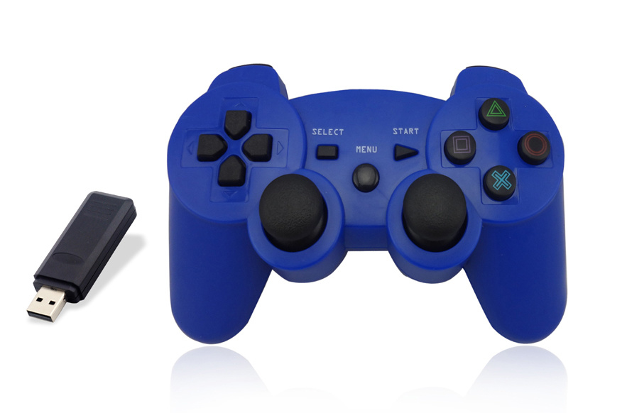 Wireless Gamepad with 2.4G for PS3/PC (SP3132-BLUE)
