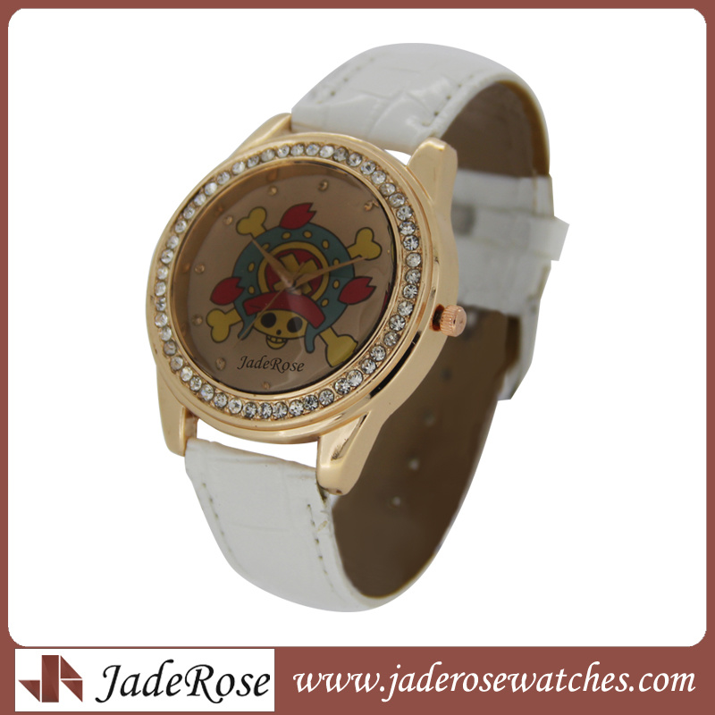 Made in China Fashion Leather Alloy Ladies Watch