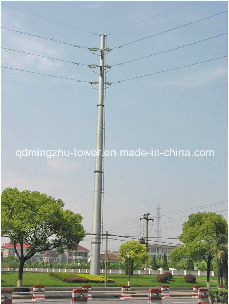 138kv Power Transmission Tension Pole