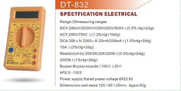 Meter DT-832