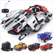 2015 New! Remote Control Building Block Car R/C Police Car