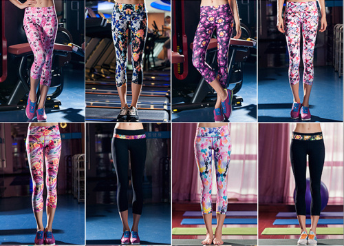 2015 Fashion Printing Fitness Legging Tights, Sports Wear, Women's Gym Exercise Pants