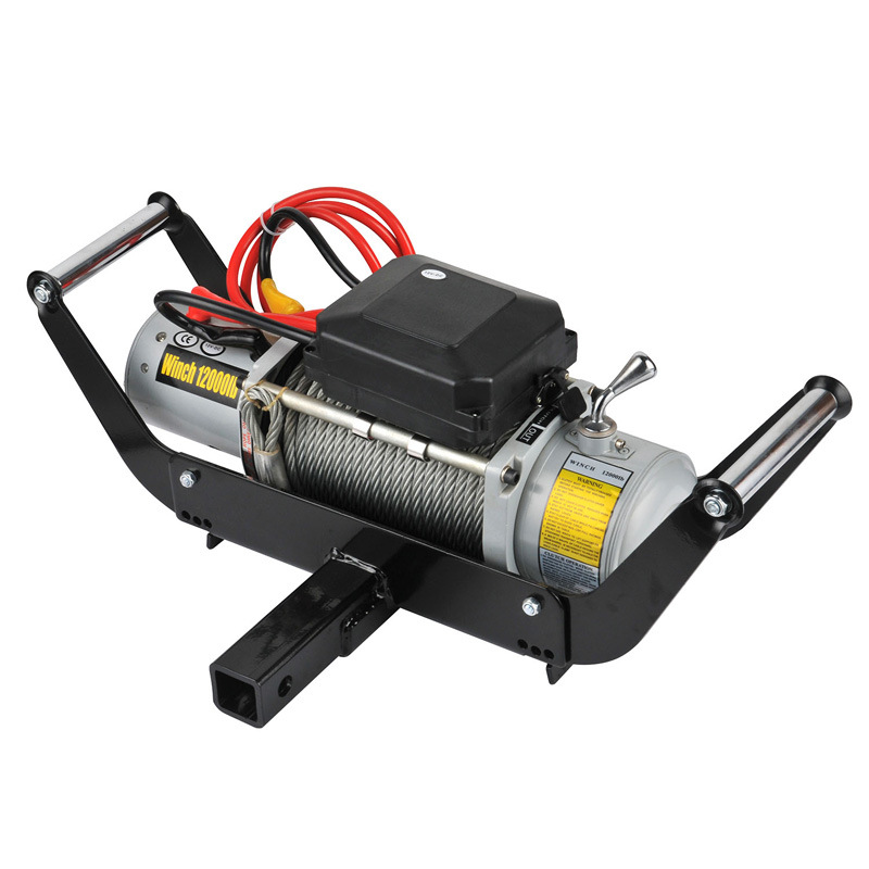 Self Recovery 4X4 Electric Winch Power Tool 12000lbs with Metal Control Box