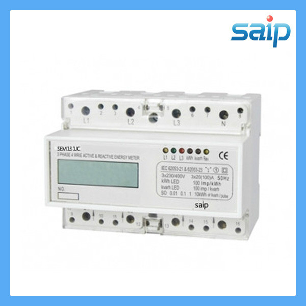 Three Phase Active & Reactive Integration Energy Meter (SEM131)